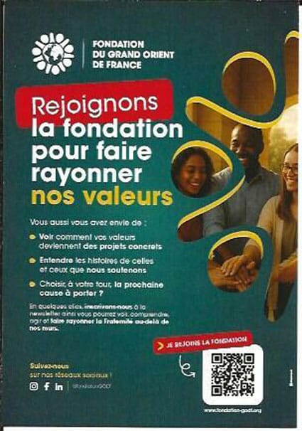 Interview de René Turiaf, vice président de la Fondation du GODF